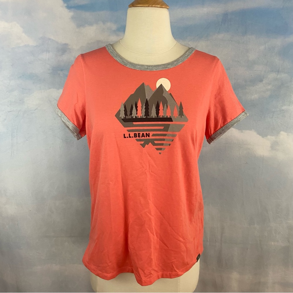 LL Bean Mountains Tee Size XS